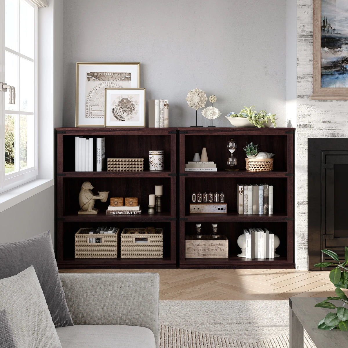 Baum-Bücherregal – 4 Ebenen für übersichtliche Ordnung