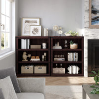 GARVEE Baum-Bücherregal, 4 Ebenen, 80 × 32 × 102 cm, MDF, Industrial-Design, Kirschbaum – für Wohnzimmer & Schlafzimmer