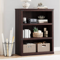 GARVEE Baum-Bücherregal, 4 Ebenen, 80 × 32 × 102 cm, MDF, Industrial-Design, Kirschbaum – für Wohnzimmer & Schlafzimmer