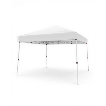 Garvee Faltpavillon 3 × 3 m, Pop-up Pavillon mit UPF 50+ Sonnenschutz, 210D Oxford-Dach, höhenverstellbarem Stahlrahmen & Tragetasche, Weiß