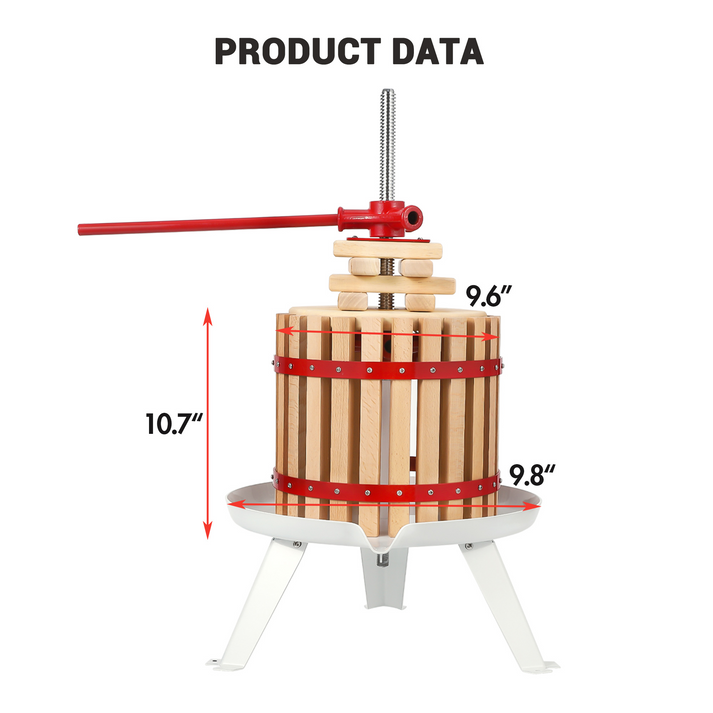 12L Obstpresse Dimensionen
